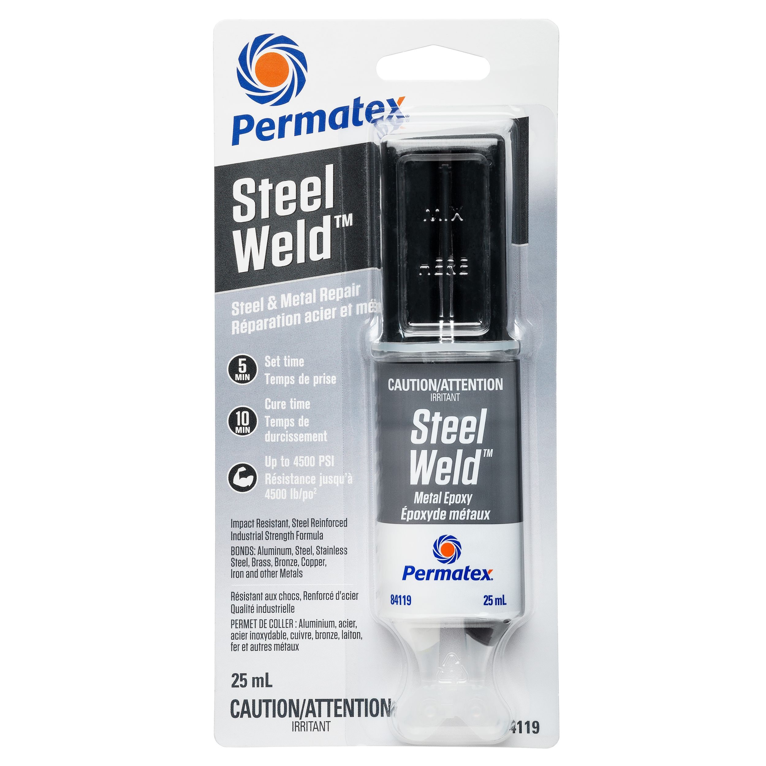 Permatex Steel Weld Minute Metal Epoxy Ml Canadian Tire