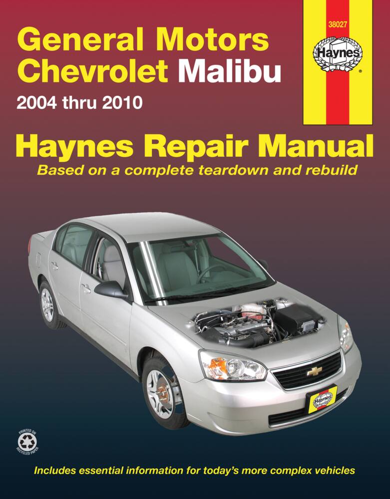 Manuel de réparation automobile Haynes GM Chevrolet Malibu 2004 à 2012