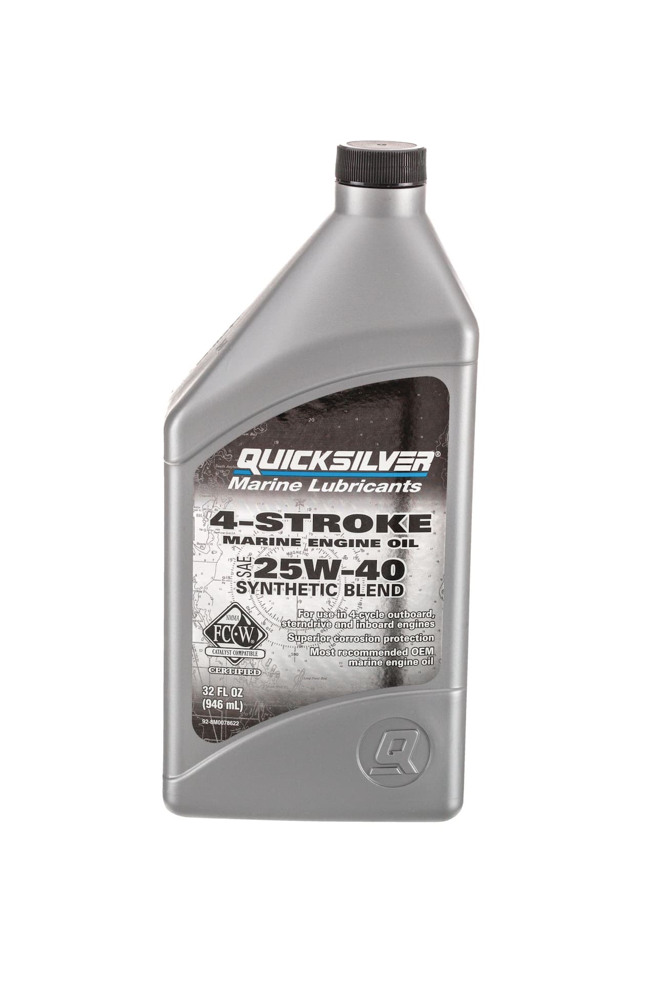 Quicksilver Stroke Synthetic Blend Marine Engine Oil W L