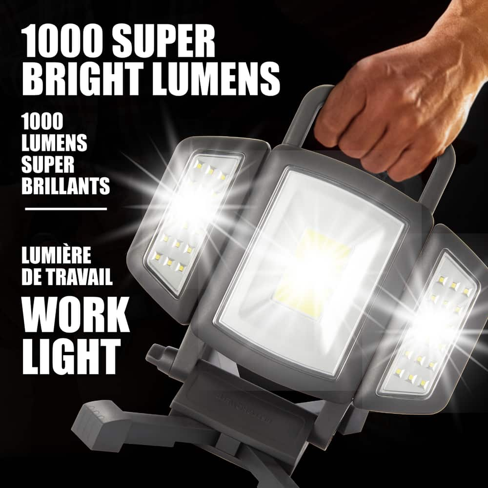 Lampe de travail de 1000 lumens Bell Howell Bionic comme à la télé