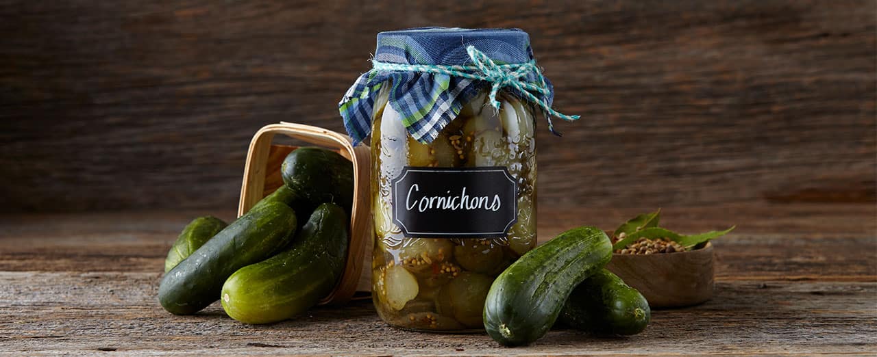 Summer canning aspot pickles