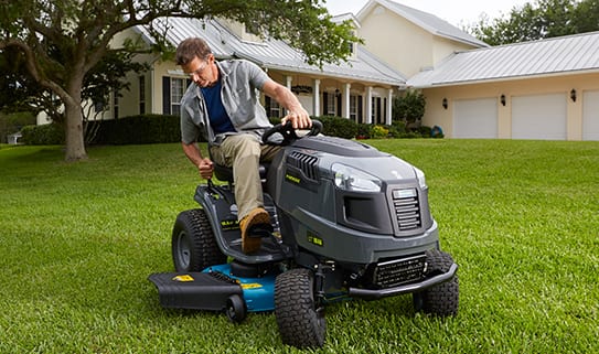 How to choose a lawn Tractor Tab 1 Step 1