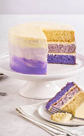 How to decorate an ombre cake