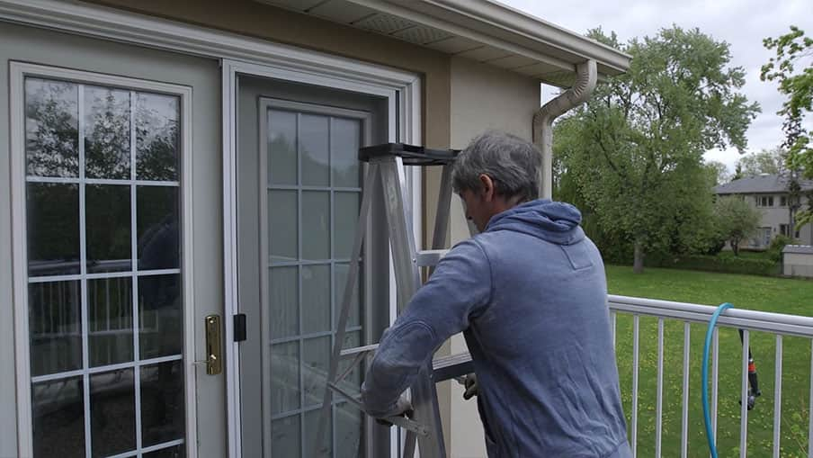 gutter protector step1