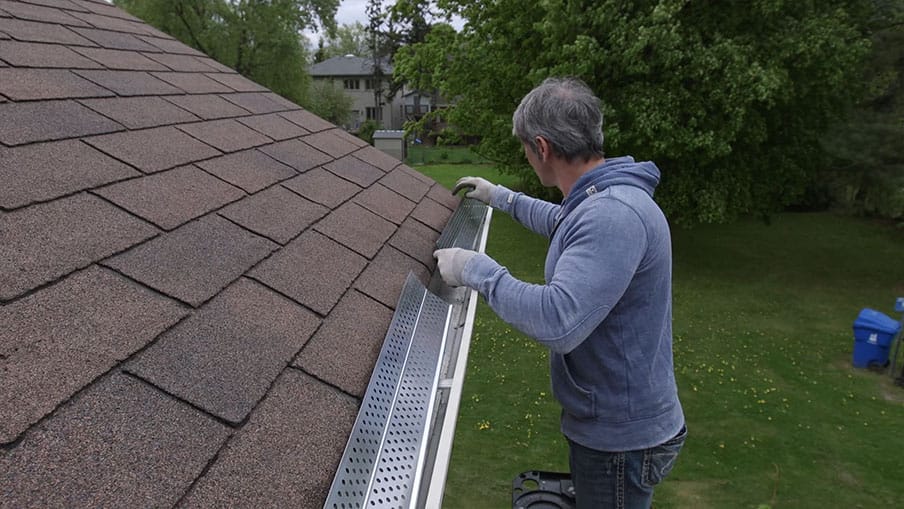 gutter protector step5