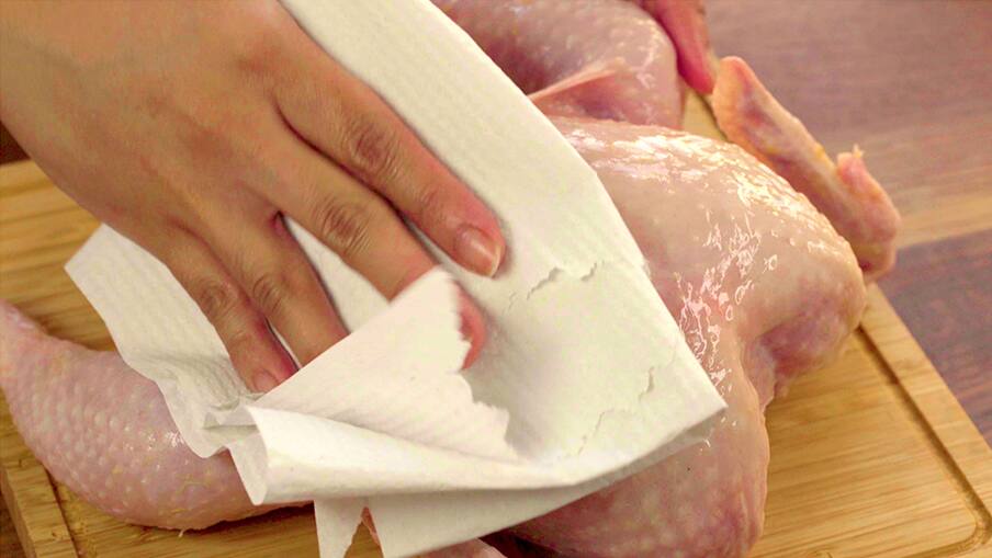 how to roast chicken in clay step4