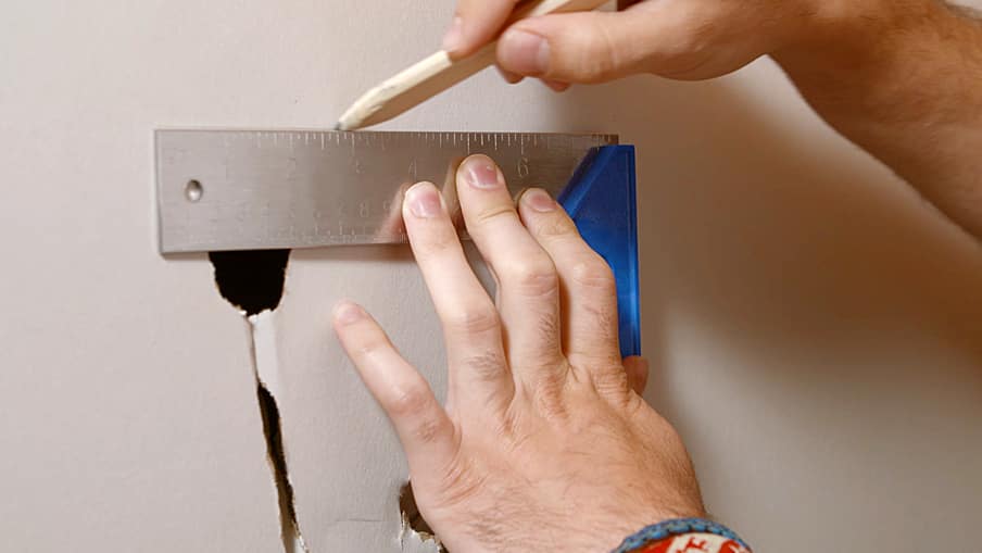 how to patch a drywall step 4