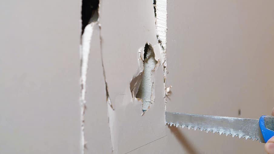 how to patch a drywall step 5