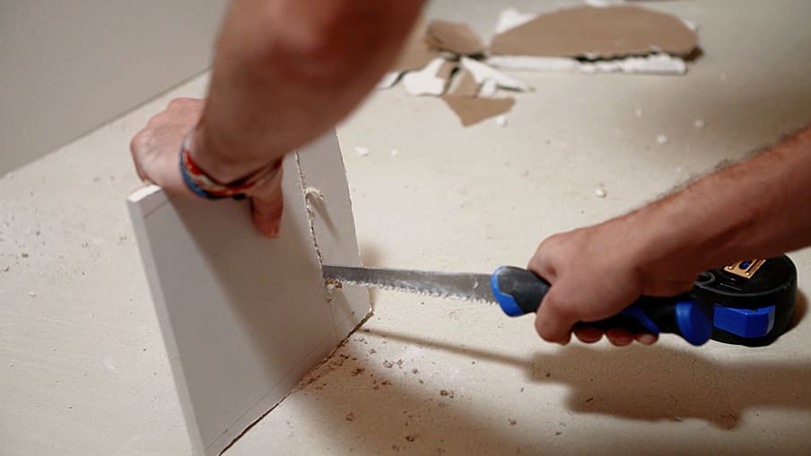 how to patch a drywall step 6