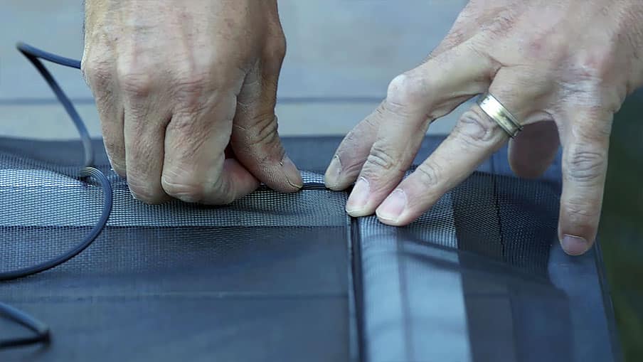 how to repair a screen door step 7