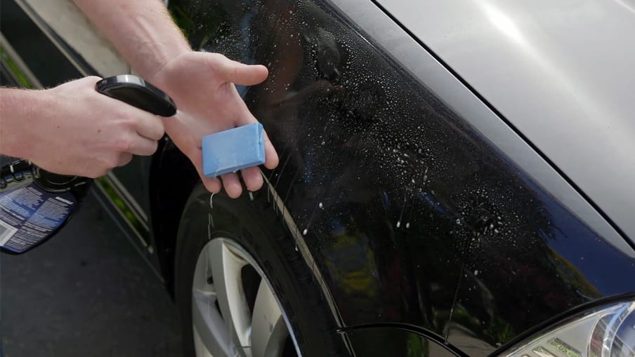 How to wax your car using a polisher Step 3