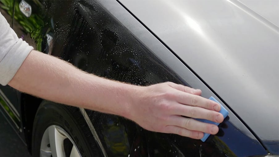 How to wax your car using a polisher Step 4