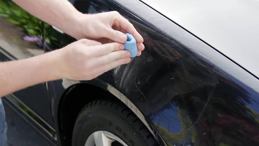 How to wax your car using a polisher Step 5