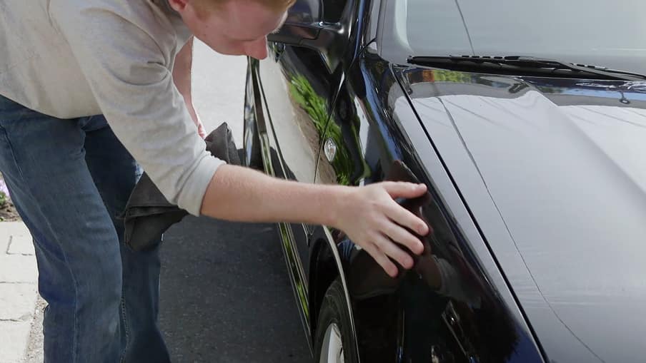 How to wax your car using a polisher Step 13