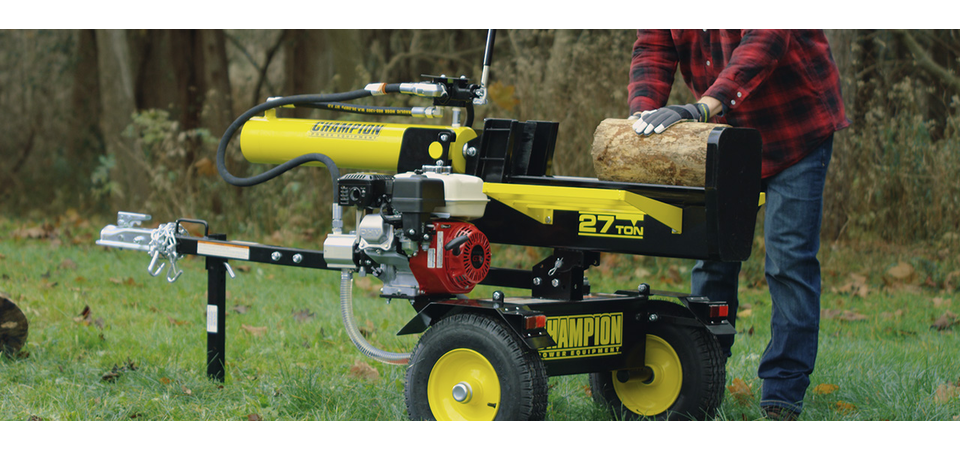 How to choose a log splitter Banner