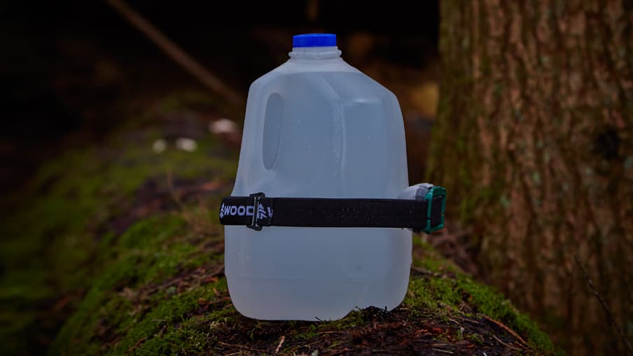 make a camping lantern steps-2 strap on headlamp