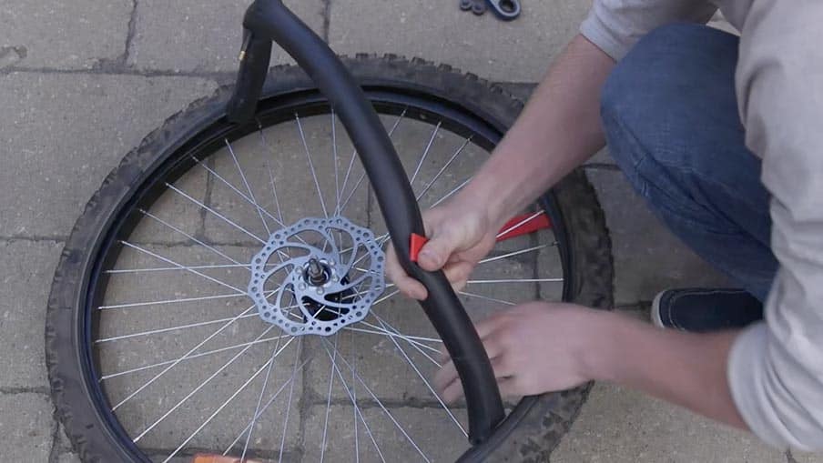 How to change a bike tire banner Step6
