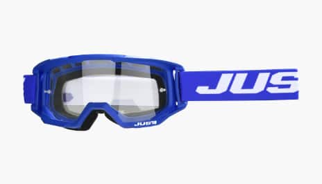 A pair of off-road goggles. 