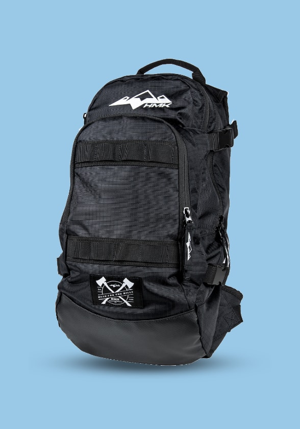 An HMK Cascade Backpack in black.