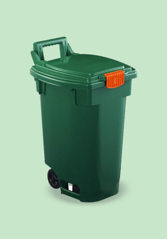 With a lid lock resistant to rodent tampering, this multi-storage container is ideal for birdseed, pet food, walkway salt or for organic food collection.