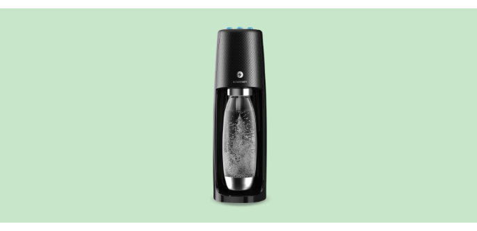 Turn dull tap water into refreshing sparkling water anytime with the tap of a button.