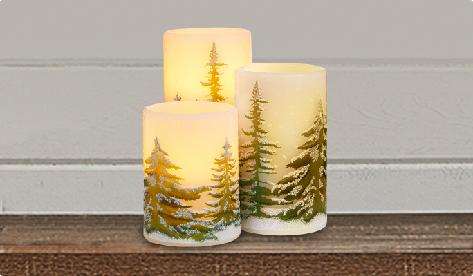 Christmas Candles, Lanterns & Accessories