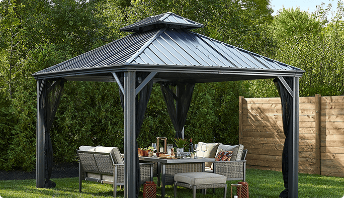 Canvas Skyline gazebo