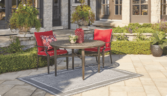 A Coventry Hills patio dining set.
