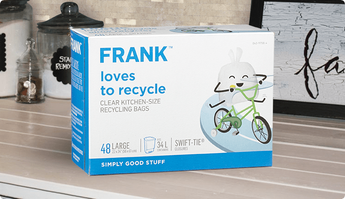 Sacs de recyclage pour cuisine de marque Frank