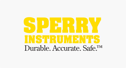 The Sperry Instruments logo: A stacked “SPERRY INSTRUMENTS” wordmark in black.