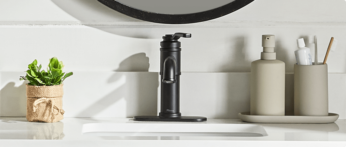 Canvas Matte black bathroom faucet