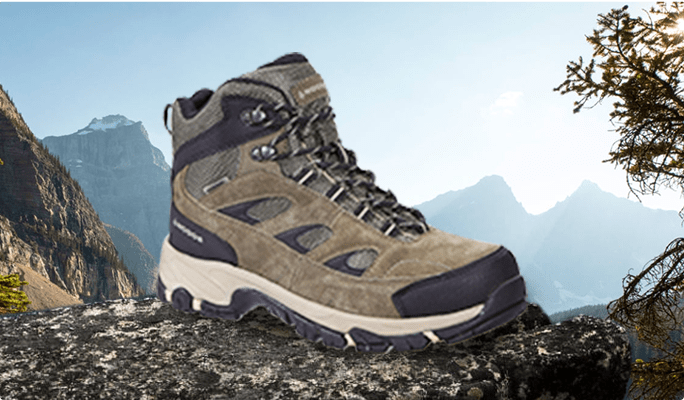 Woods™ Men's Michener Waterproof Boots in olive green. 
