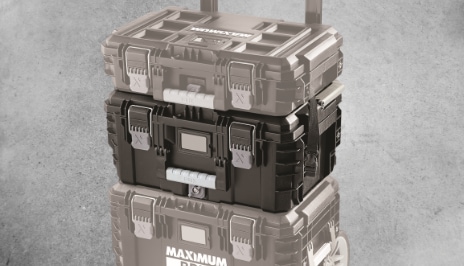 Stacked MAXIMUM BRIX modular toolbox, large.