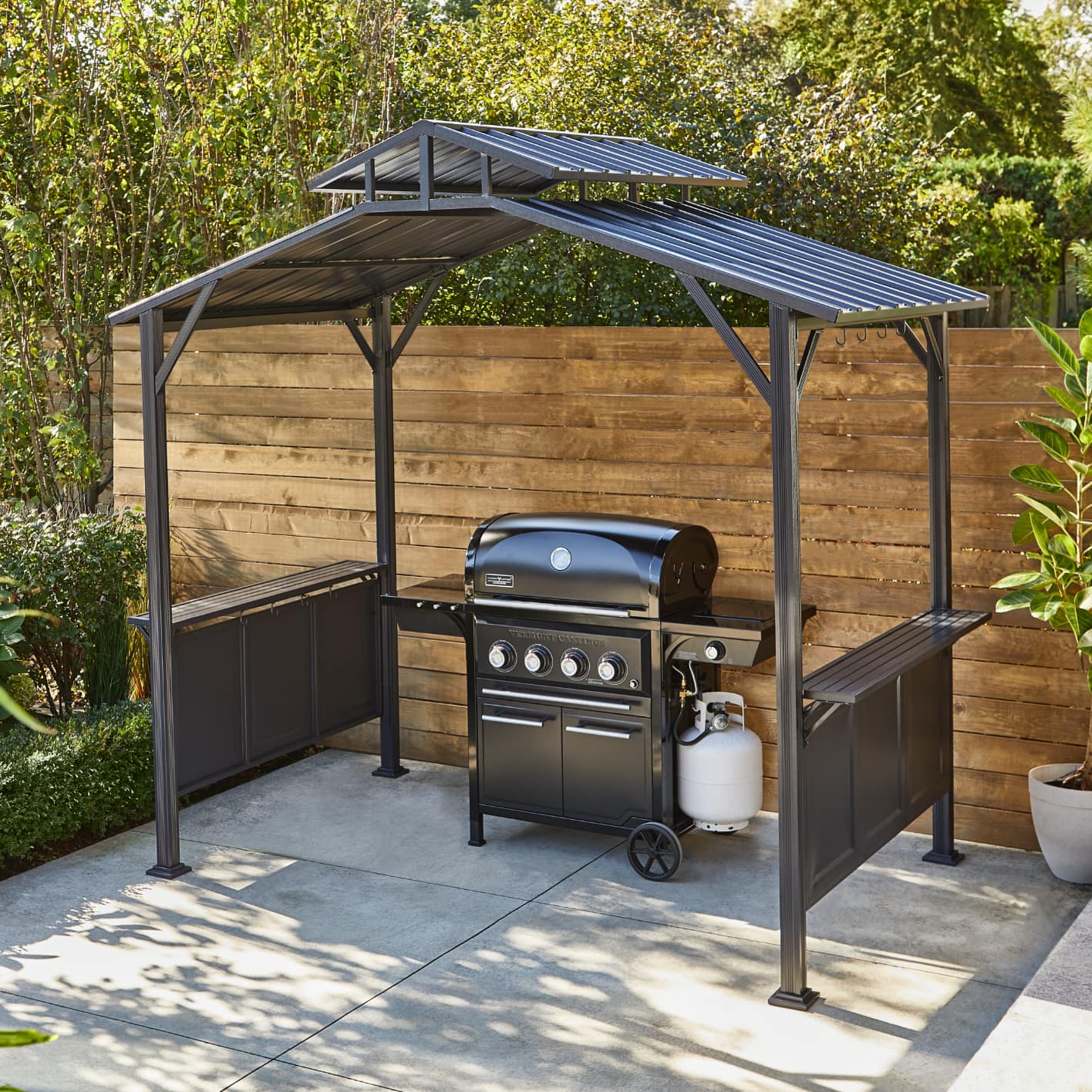 Abri pour barbecue CANVAS Skyline en aluminium