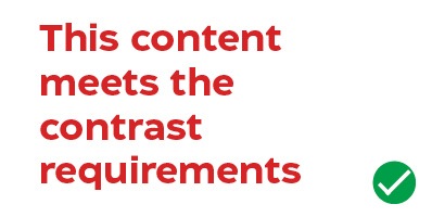 ACCEPTABLE CONTRAST