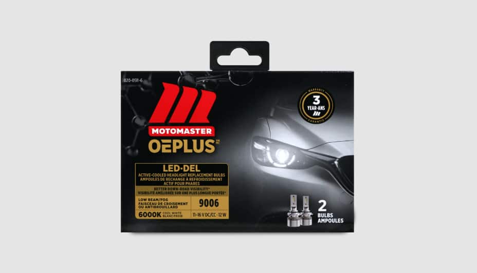 H11 MotoMaster OEPLUS LED Headlight Bulbs, 2-pk