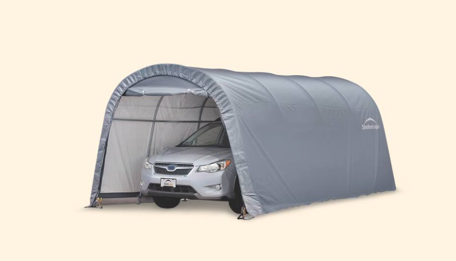 ShelterLogic Waterproof Round Style Car Garage Shelter
