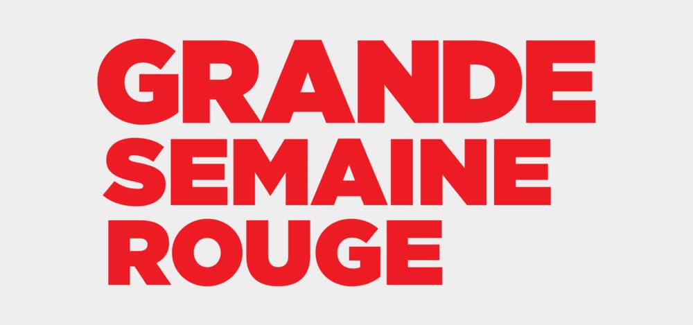 Logo de la Grande semaine rouge de la fête des Pères