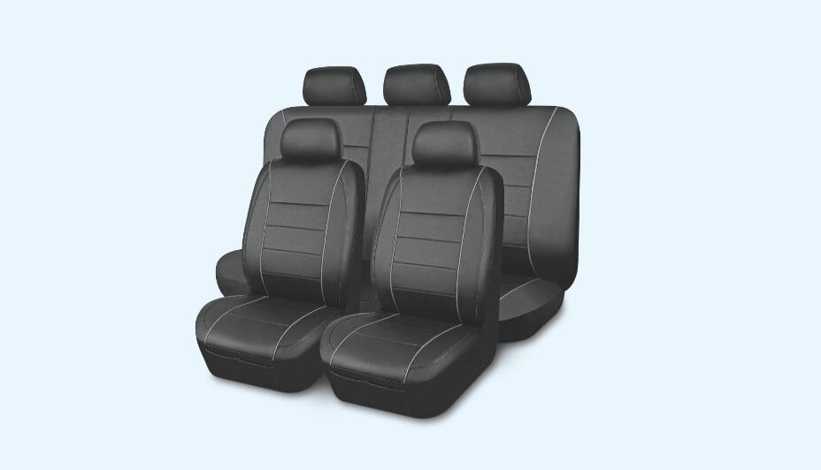 AutoTrends Complete Seat Cover Kit, Black 