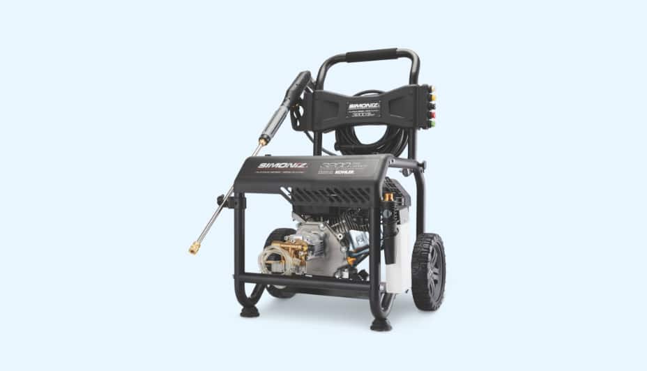Nettoyeur haute pression à essence Simoniz Platinum, service intensif, 3 200 lb/po2