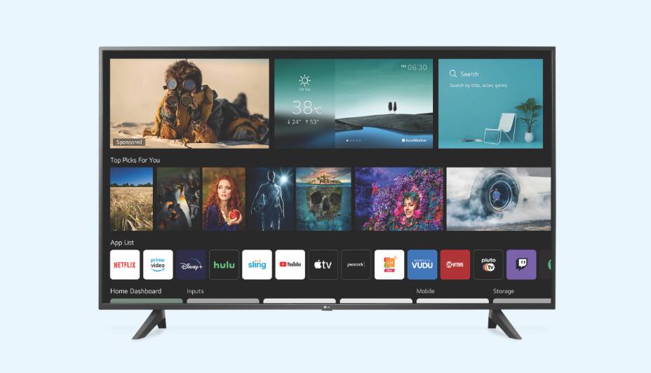 Téléviseur intelligent à DEL LG, 4K/UHD 