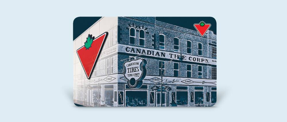 Image of a Canadian Tire gift card