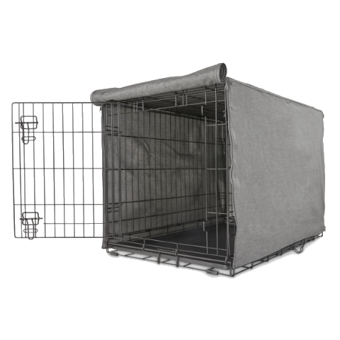 Petco grey dog crate cover