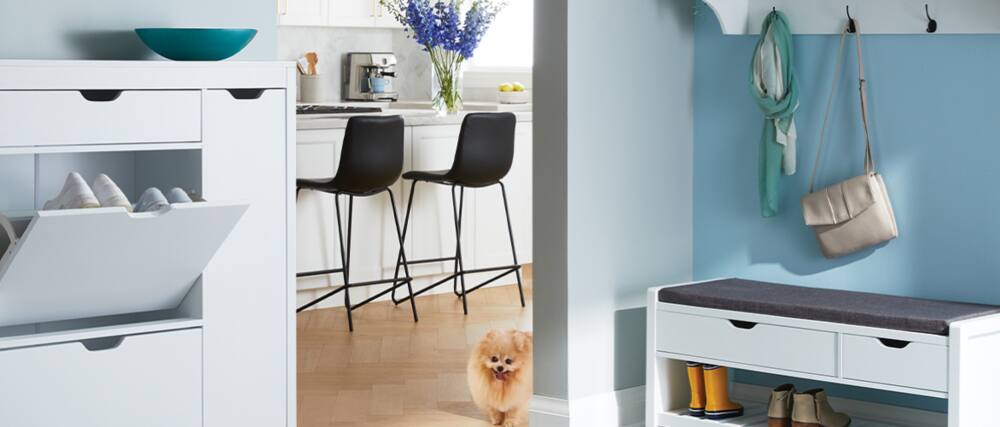 Home entryway with CANVAS furniture