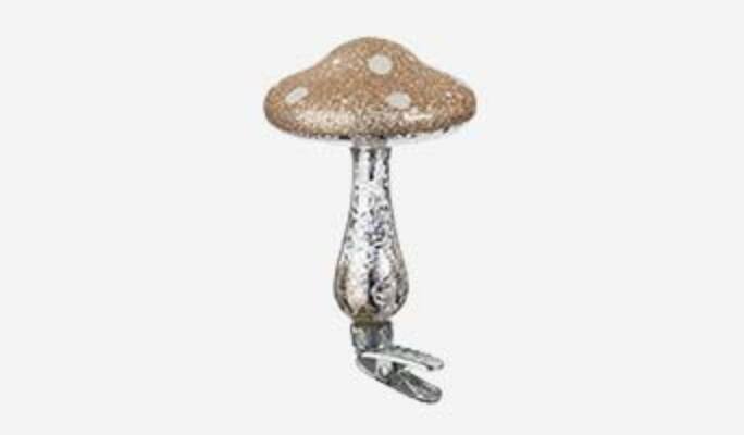 Champignon sur pince CANVAS, collection dorée