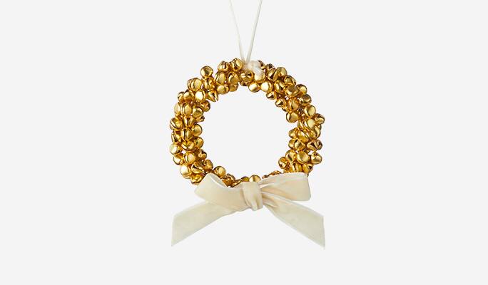 Couronne décorative CANVAS, collection dorée