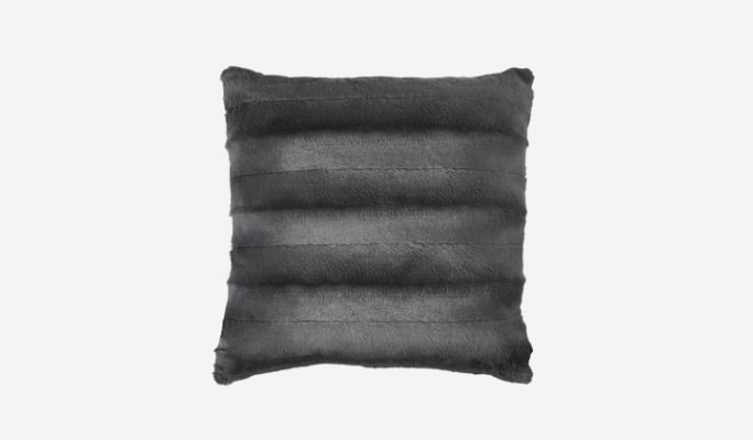CANVAS Thoughtfully Sourced faux fur cushion