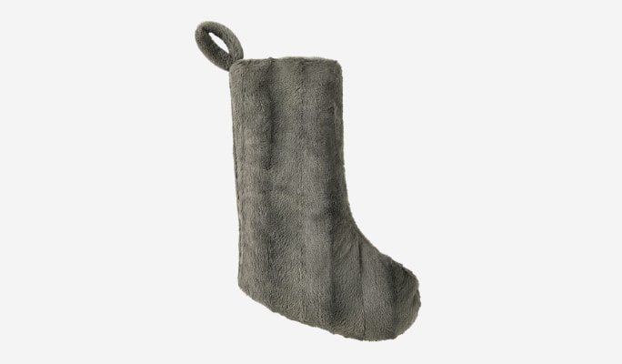 CANVAS Thoughtfully Sourced faux fur stocking