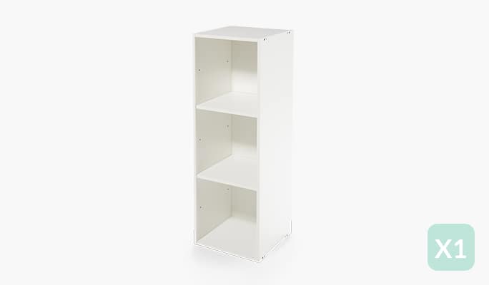 Type A Stack 3-Shelf Storage Unit