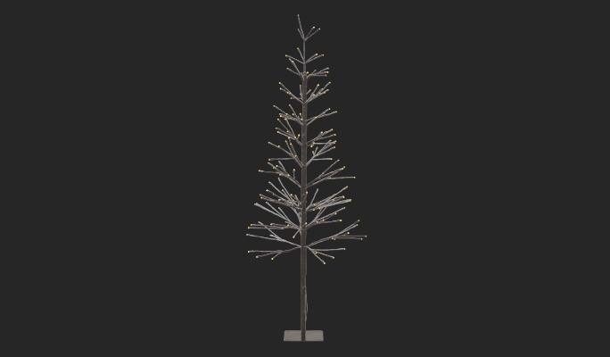 CANVAS LED Winter Forest Tree, 6-ft